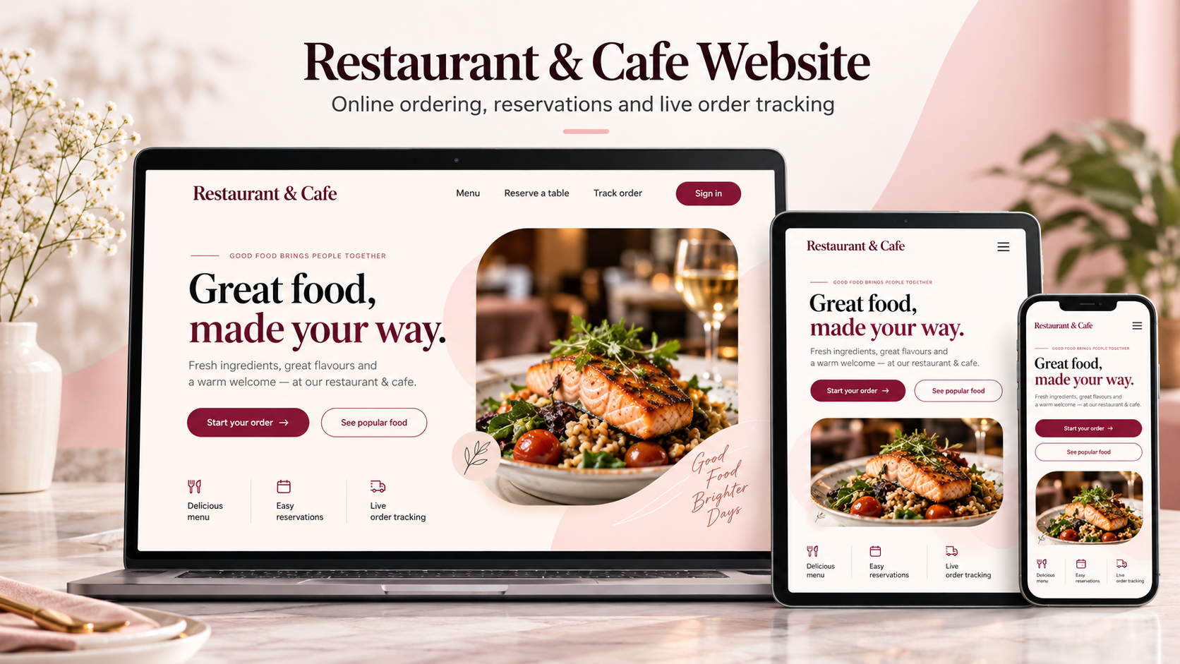 Restaurant & Cafe — Complete POS, Online Ordering and Management Platform